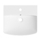 Фото Маленькая раковина для туалета Lavinia Boho Bathroom Sink 45х40 33311079 подвесная, из фарфора, прямоугольная, белая глянцевая 3