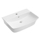 Фото Маленькая раковина для туалета Lavinia Boho Bathroom Sink 55х42 33311081 подвесная, из фарфора, прямоугольная, белая глянцевая 2