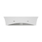 Фото Маленькая раковина для туалета Lavinia Boho Bathroom Sink 55х42 33311081 подвесная, из фарфора, прямоугольная, белая глянцевая 4