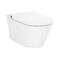 Фото Умный подвесной унитаз с функцией биде Lavinia Boho Smart V-Clean 3359102R безободковый, сиденье микролифт с подогревом, белый глянцевый 0