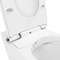 Фото Умный подвесной унитаз с функцией биде Lavinia Boho Smart V-Clean 3359102R безободковый, сиденье микролифт с подогревом, белый глянцевый 5