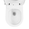 Фото Умный подвесной унитаз с функцией биде Lavinia Boho Smart V-Clean 3359102R безободковый, сиденье микролифт с подогревом, белый глянцевый 6