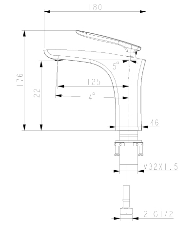 Смеситель для раковины LeMark Bellario LM6806C хром - фото 2