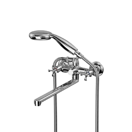 Смеситель для ванны с душевой лейкой LeMark Flora LM0152C хром