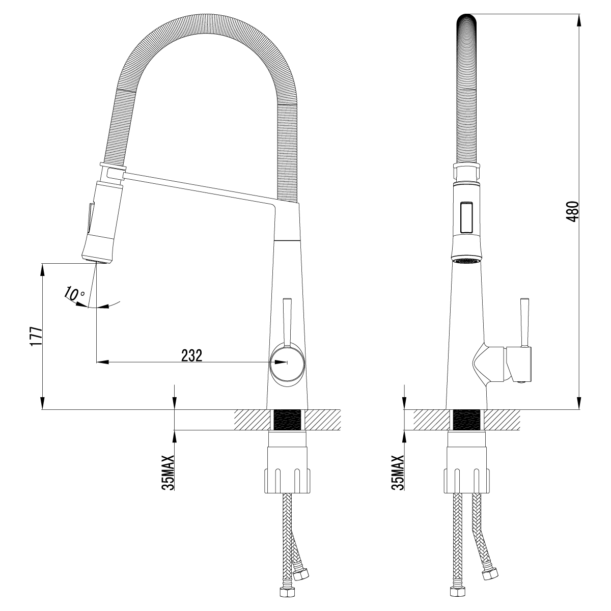 Смеситель для кухни LeMark Soul LM6002C хром - фото 2