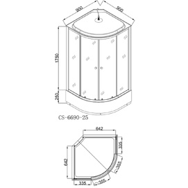    Loranto 90x90 CS-6690-25 F  ,  