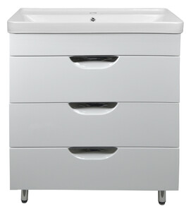 Тумба с раковиной Loranto Соло 70 см CS00070756 напольная, белая