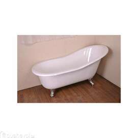 Чугунная ванна Magliezza Beatrice 153x76,5 ножки хром