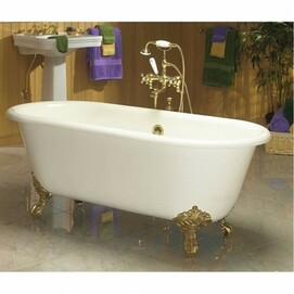 Чугунная ванна Magliezza Patricia 168x76.5 (ножки золото)