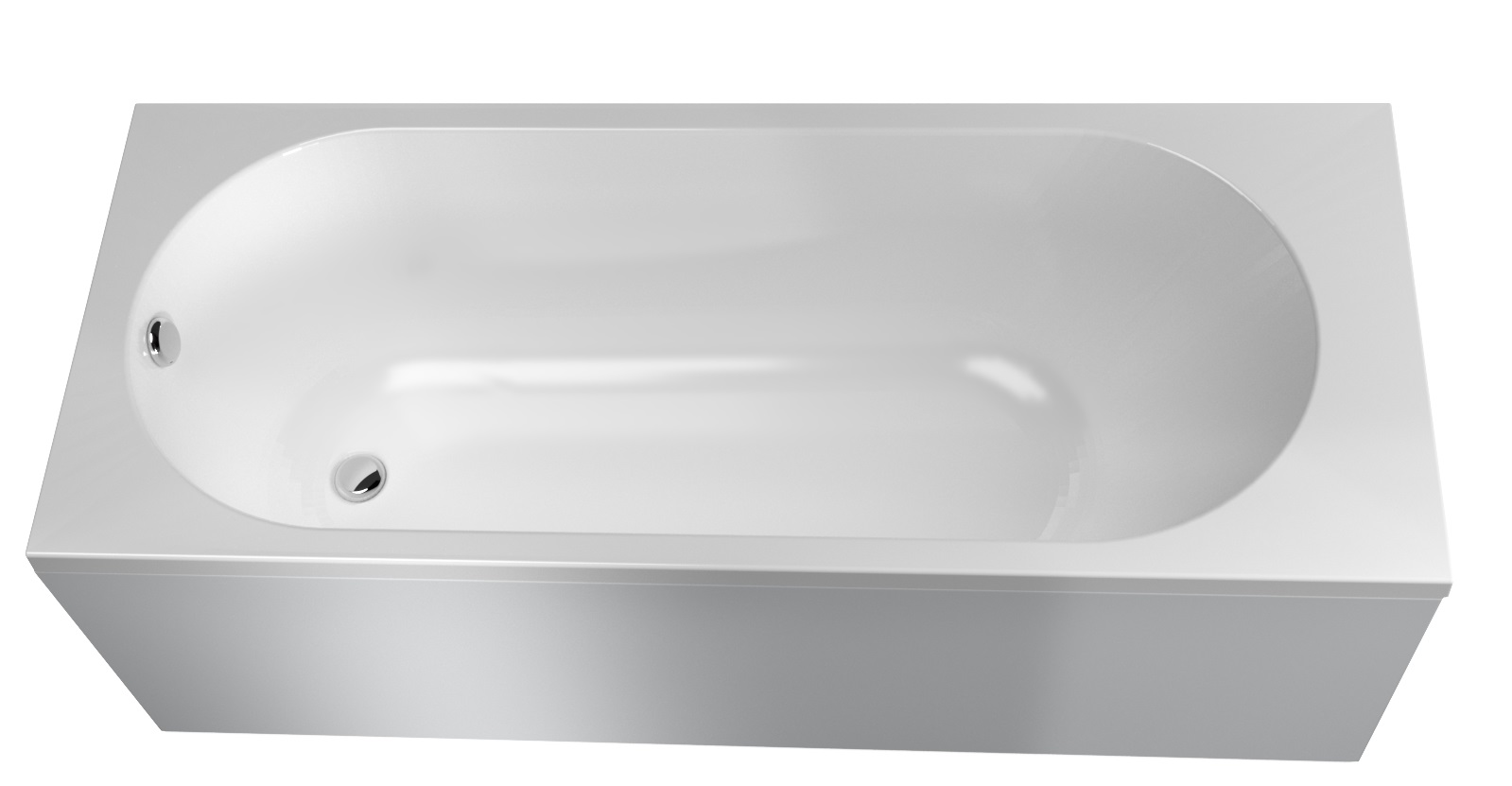 Ванна акриловая MarKa One Atlas 160x70 01атл1670 белая, размер 160x70, цвет белый - фото 3