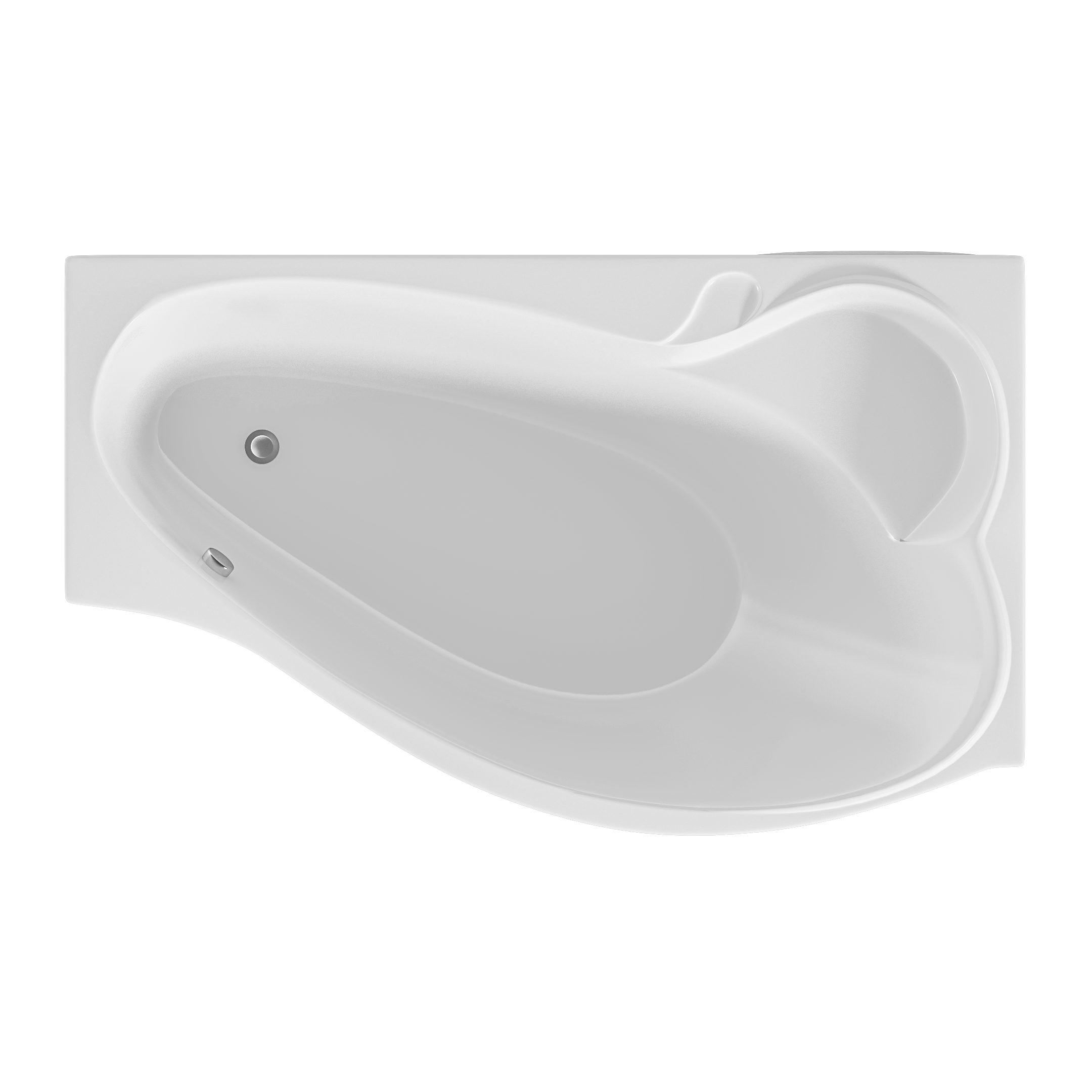 Акриловая ванна MarKa One Gracia 150x90 01гр1590п R белая 27963₽