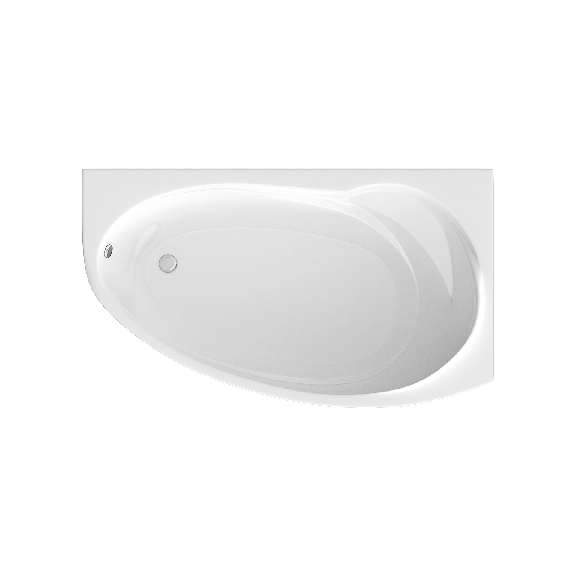 Ванна акриловая MarKa One Julianna 160x95 01дж1695п белая R 30024₽