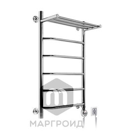 Полотенцесушитель Маргроид Лесенка электрическая Вид 6 с полкой 80*50