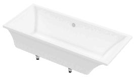 Ванна из литьевого мрамора Marmo&Bagno Милано MB-M170-75