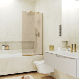 Шторка для ванны MaybahGlass  MGV-75-3у