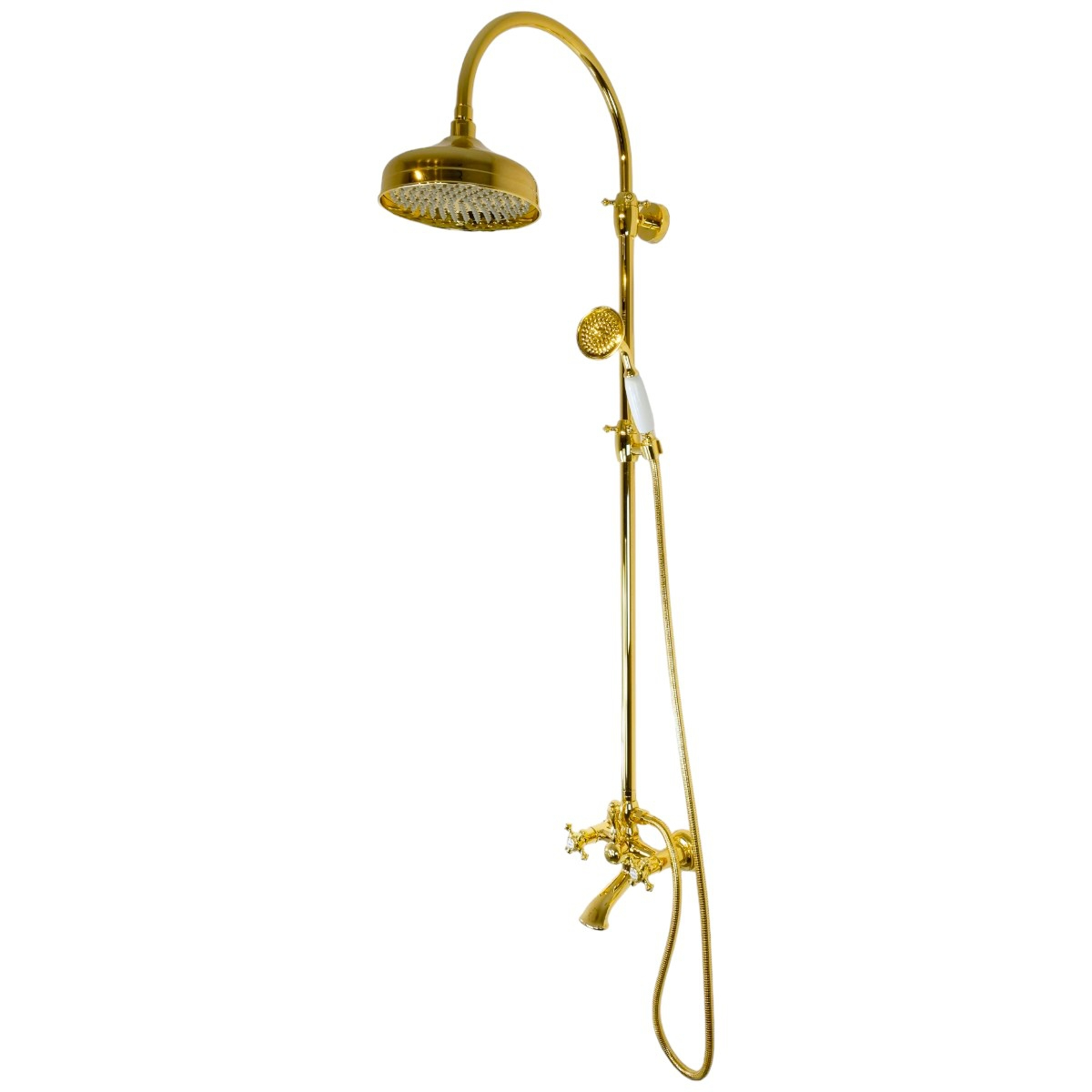 Душевая стойка Migliore Prestige 32793 с изливом золото 111100₽