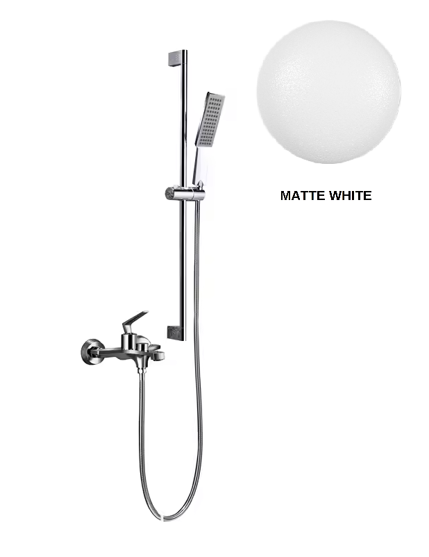 Душевой гарнитур Milleau CRISTAL MLV6223BD-MW белый матовый 21793₽