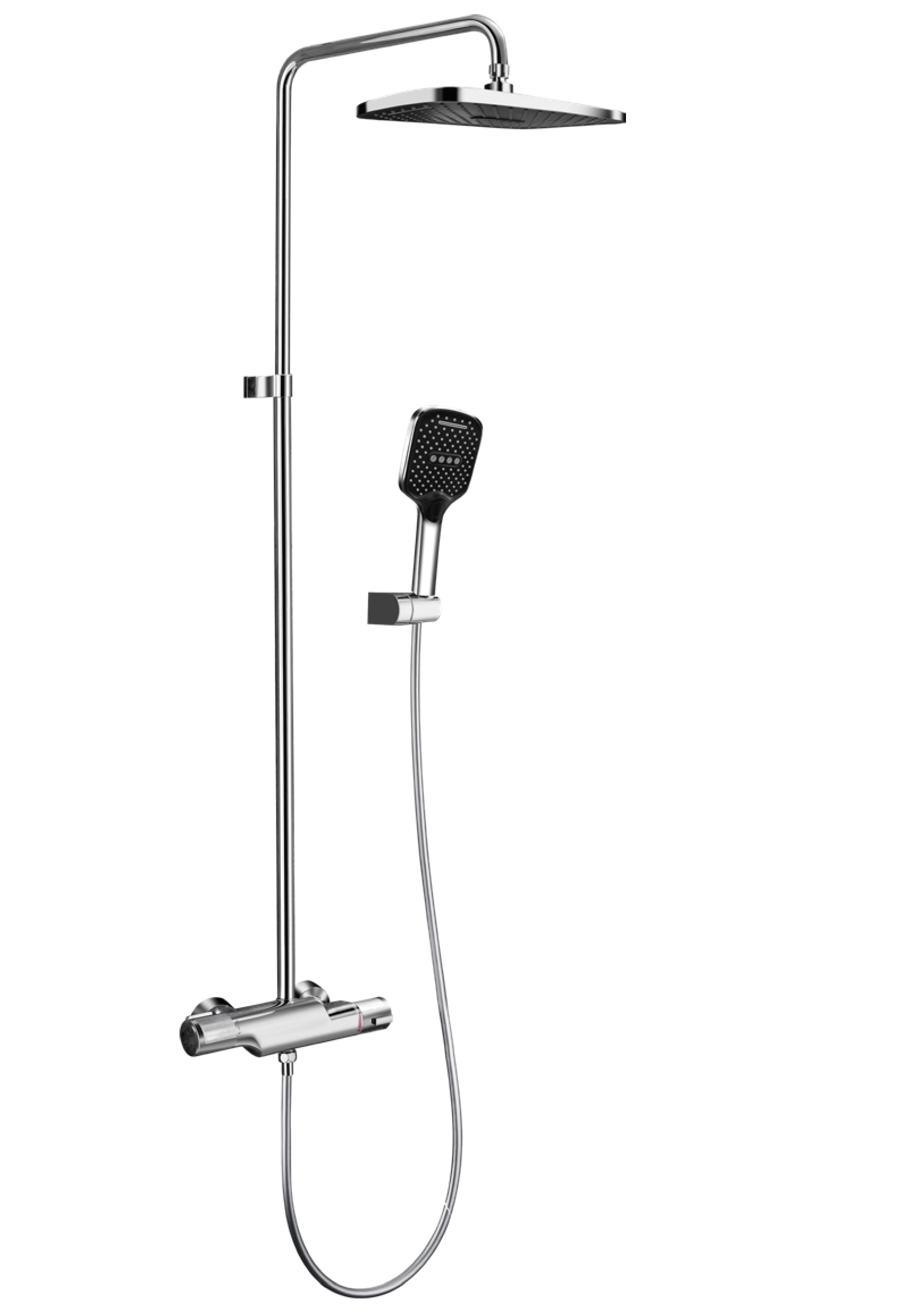 Душевая стойка Milleau DOUBLE MLV8223PDD-CR хром глянец