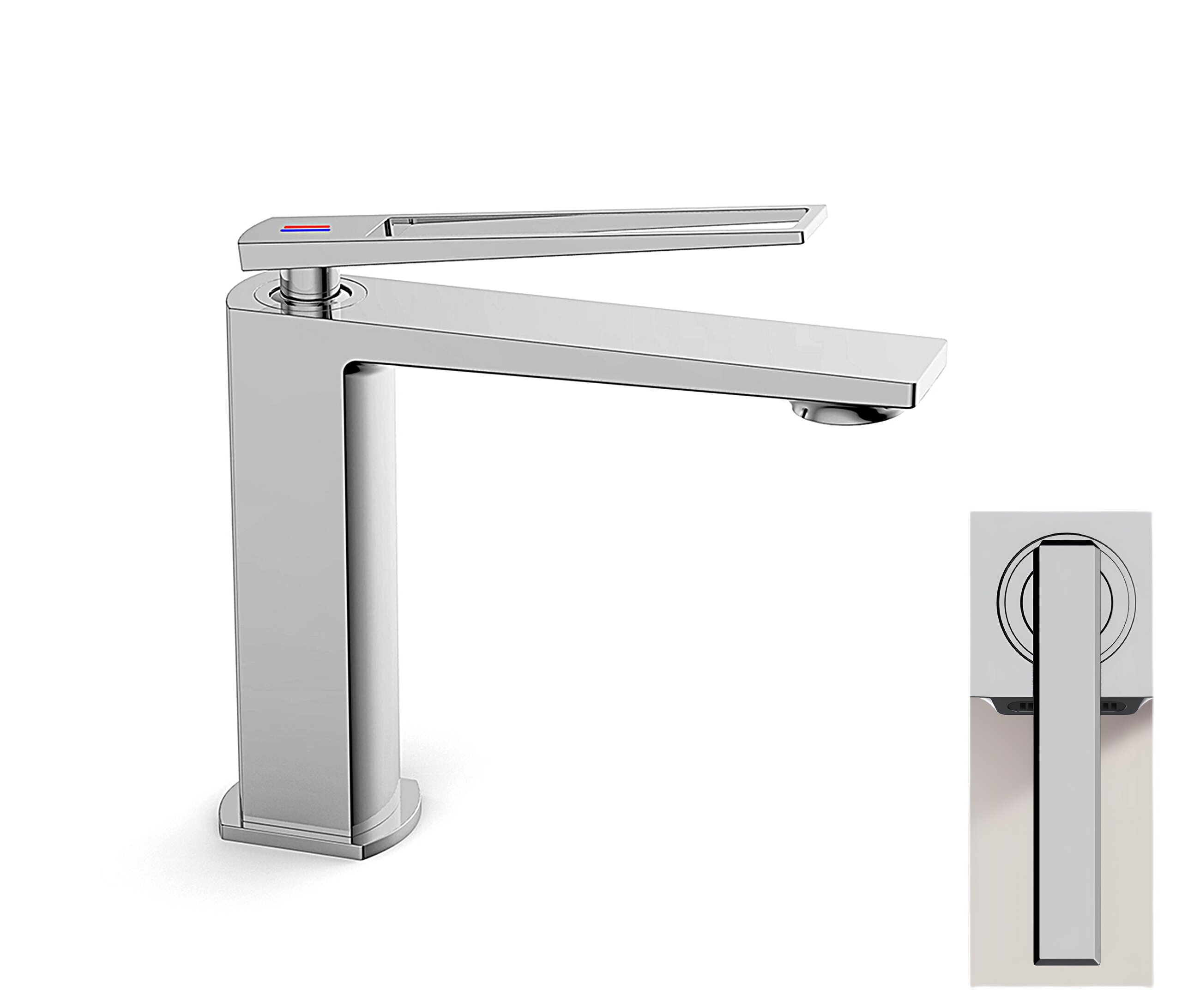 Смеситель для раковины Milleau ELEGANT ML6736223LS-CR хром глянец 10223₽