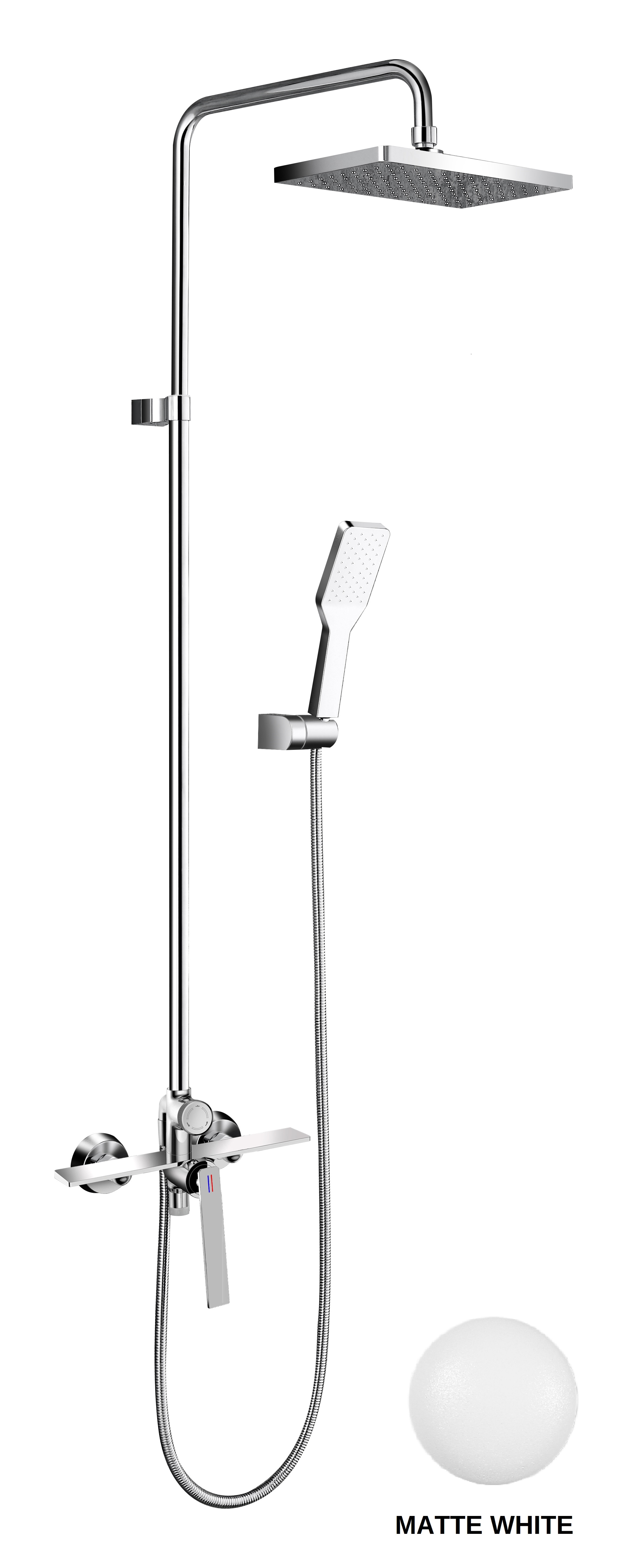 Душевая стойка Milleau ELEGANT MLV13223PDD-MW белый матовый 26736₽