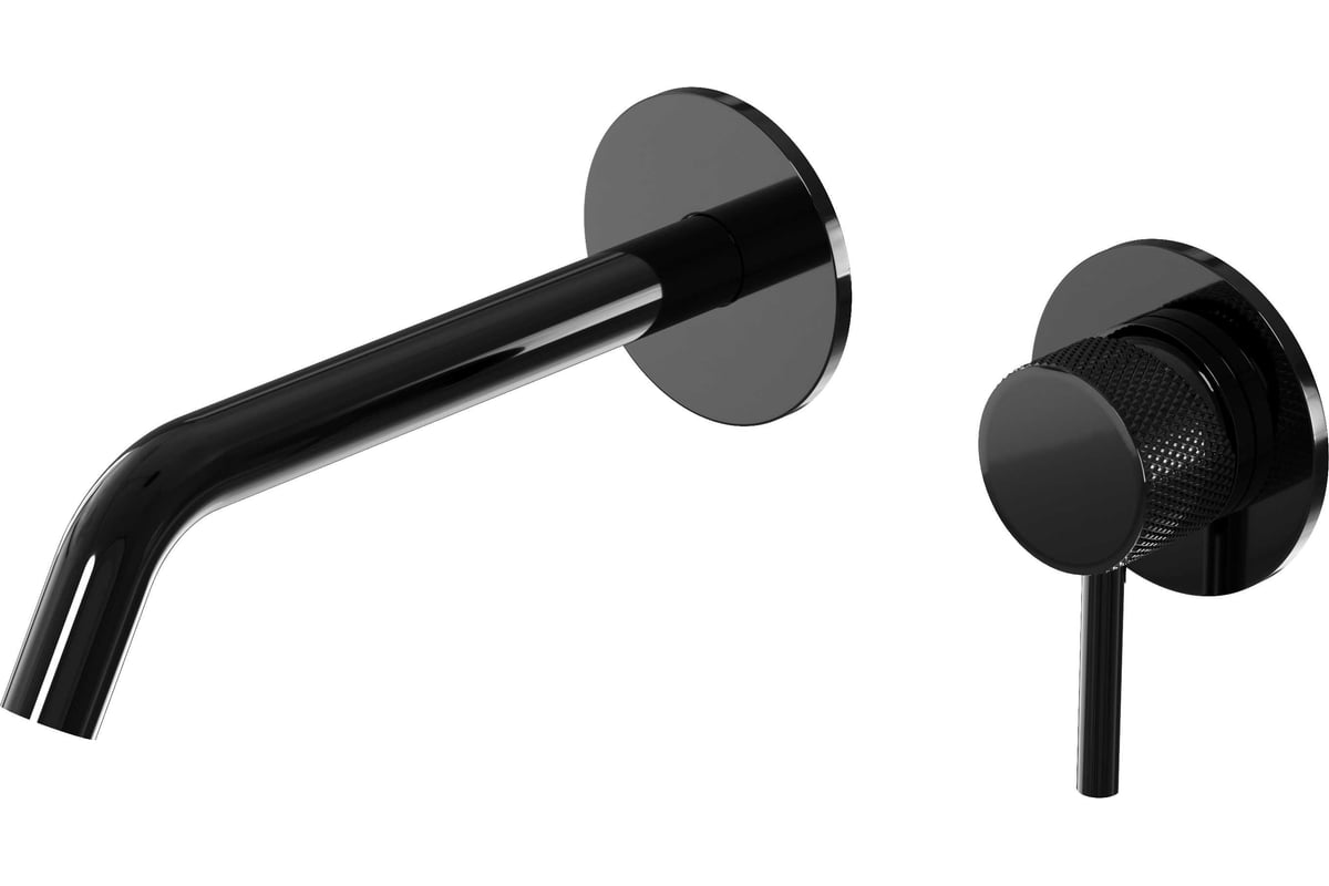 Смеситель для раковины Milleau Tissage ML0322KLB-GB черный глянцевый 17548₽
