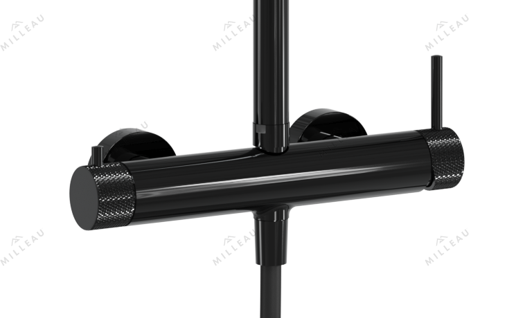 Душевая стойка Milleau Tissage ML5219KDM-GB без излива черный матовый 38674₽