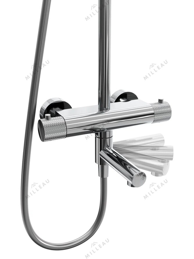 Душевая стойка Milleau Tissage ML8075BKSDT-CR с изливом хром 37600₽