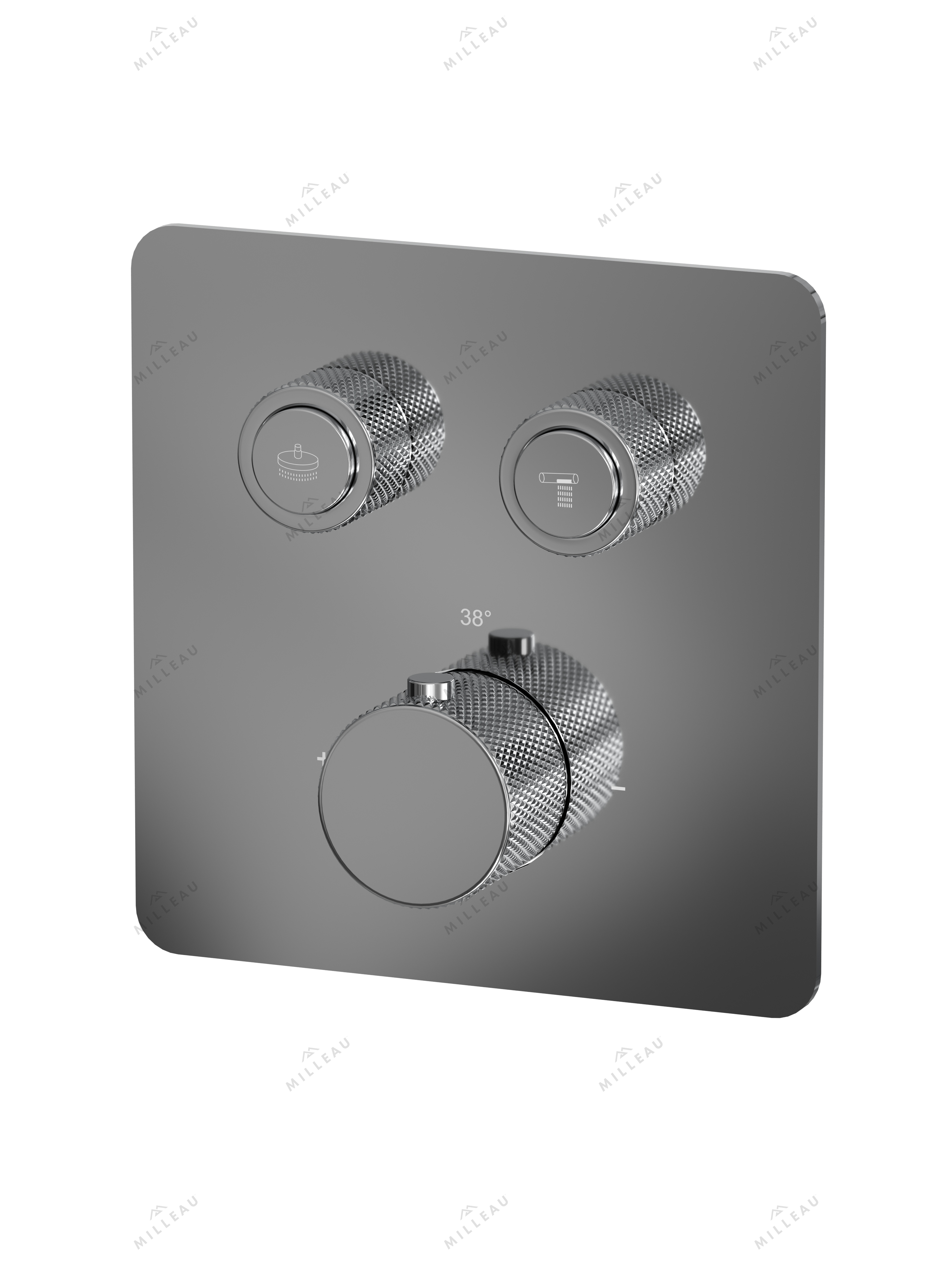 Встраиваемая душевая система Milleau Tissage TERMO 2SBIT801-CR с термостатом без излива хром 47480₽
