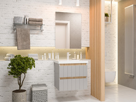 Мебель для ванной комнаты Misty Грэй Э-Грэ-09060-011По