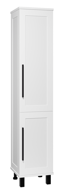 Пенал Misty Модерн 35 см П-Мод05035-011П с бельевой корзиной, универсальный правый, белый