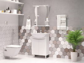 Мебель для ванной комнаты Misty Смайл Э-Сма01060-031Пр