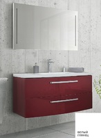 Мебель для ванной Myjoys Brio 120 s fc белый глянец