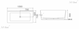   NS Bath NSB-15700