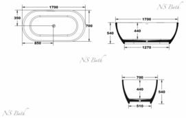   NS Bath NSB-17708