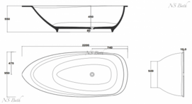   NS Bath NSB-22950