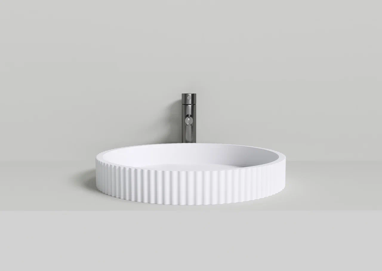 Раковина из искусственного камня NT Bagno Fanello NT705 40 см белая 27000₽