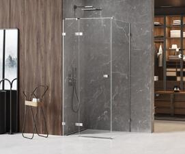 Душевой уголок New Trendy AVEXA 120x80 EXK-1465 стекло прозрачное, профиль хром