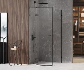 Душевой уголок New Trendy AVEXA Black 120x80 EXK-1570 стекло прозрачное, профиль черный