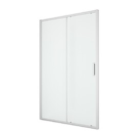 Душевая дверь в нишу New Trendy NEW CORRINA 120x195 D-0090A стекло прозрачное, профиль хром