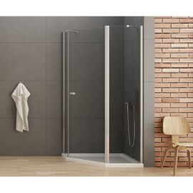 Душевой уголок New Trendy NEW SOLEO  100x80 K-0608 стекло прозрачное, профиль хром