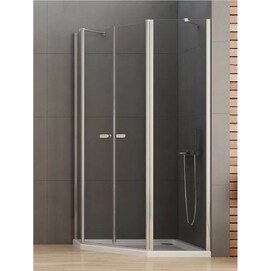 Душевой уголок New Trendy NEW SOLEO  100x80 K-0611 стекло прозрачное, профиль хром