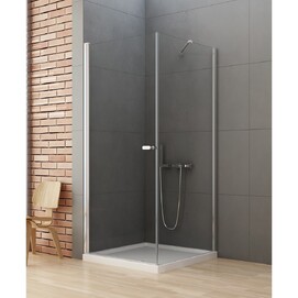 Душевой уголок New Trendy NEW SOLEO 120x80 D-0140A/D-0151B стекло прозрачное, профиль хром