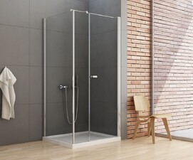 Душевой уголок New Trendy NEW SOLEO 120x80 K-0363 стекло прозрачное, профиль хром