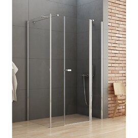 Душевой уголок New Trendy NEW SOLEO 120x80 K-0373 стекло прозрачное, профиль хром