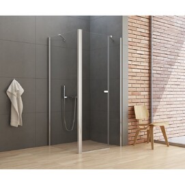 Душевой уголок New Trendy NEW SOLEO 120x80 K-0710 стекло прозрачное, профиль хром