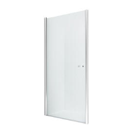 Душевая дверь в нишу New Trendy NEW SOLEO 80x195 D-0120A стекло прозрачное, профиль хром