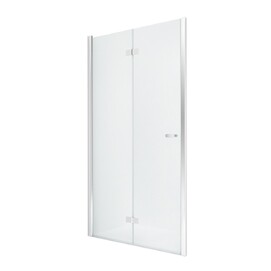 Душевая дверь в нишу New Trendy NEW SOLEO 80x195 D-0131A стекло прозрачное, профиль хром