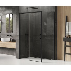 Душевой уголок New Trendy PRIME BLACK D-0318A/D-0128B