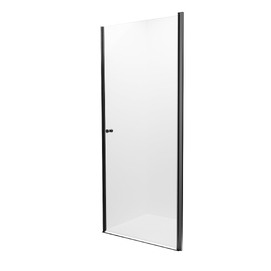 Душевая дверь в нишу New Trendy SUPERIA BLACK 80x195 D-0332A стекло прозрачное, профиль черный
