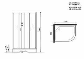    Niagara Classic 120x80 NG-3512-14LBK  ,  ,  , 